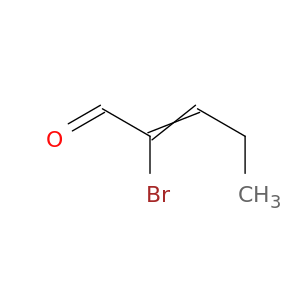 2-Pentenal, 2-bromo-