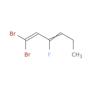 1,3-Hexadiene, 1,1-dibromo-3-fluoro-