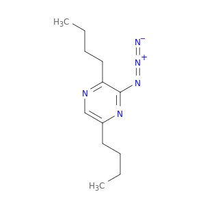 Pyrazine, 3-azido-2,5-dibutyl-