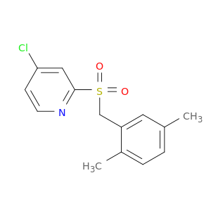Pyridine, 4-chloro-2-[[(2,5-dimethylphenyl)methyl]sulfonyl]-
