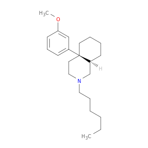 Isoquinoline, 2-hexyldecahydro-4a-(3-methoxyphenyl)-, trans-