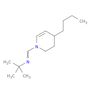 Pyridine, 4-butyl-1-[[(1,1-dimethylethyl)imino]methyl]-1,2,3,4-tetrahydro-