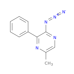 Pyrazine, 2-azido-5-methyl-3-phenyl-
