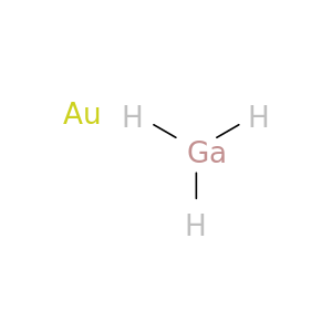 Gallium, compd. with gold (1:1)