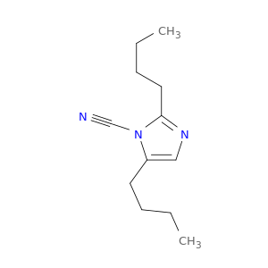 1H-Imidazole-1-carbonitrile, 2,5-dibutyl-