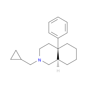 Isoquinoline, 2-(cyclopropylmethyl)decahydro-4a-phenyl-, trans-