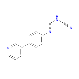 Methanimidamide, N-cyano-N'-[4-(3-pyridinyl)phenyl]-