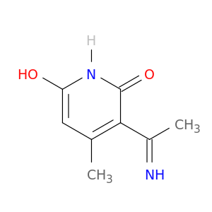 2(1H)-Pyridinone, 6-hydroxy-3-(1-iminoethyl)-4-methyl-