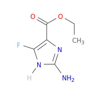 1H-Imidazole-4-carboxylic acid, 2-amino-5-fluoro-, ethyl ester