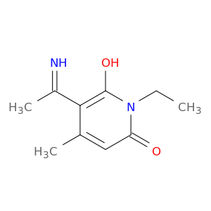 2(1H)-Pyridinone, 1-ethyl-6-hydroxy-5-(1-iminoethyl)-4-methyl-