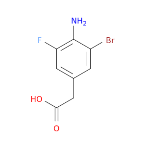 2-(4-amino-3-bromo-5-fluorophenyl)acetic acid