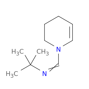 Pyridine, 1-[[(1,1-dimethylethyl)imino]methyl]-1,2,3,4-tetrahydro-