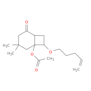 Bicyclo[4.2.0]octan-2-one, 6-(acetyloxy)-4,4-dimethyl-7-(4-pentenyloxy)-