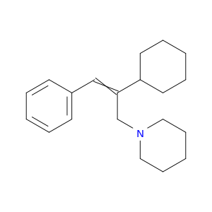 Piperidine, 1-(2-cyclohexyl-3-phenyl-2-propenyl)-