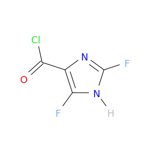 1H-Imidazole-4-carbonyl chloride, 2,5-difluoro- (9CI)