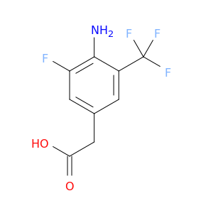 2-[4-amino-3-fluoro-5-(trifluoromethyl)phenyl]acetic acid