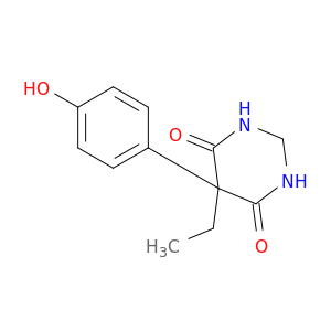 4,6(1H,5H)-Pyrimidinedione,5-ethyldihydro-5-(4-hydroxyphenyl)-