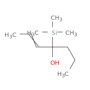 2-Hepten-4-ol, 4-(trimethylsilyl)-