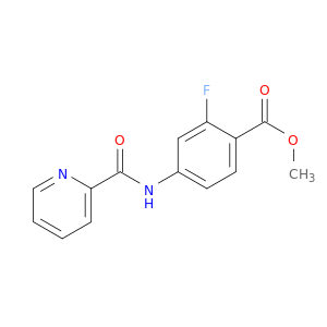 Benzoic acid, 2-fluoro-4-[(2-pyridinylcarbonyl)amino]-, methyl ester