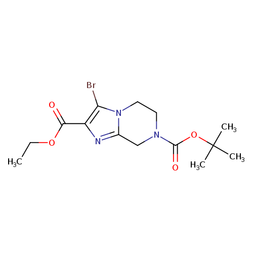 7-叔丁基 2-乙基 3-溴-5,6-二氢咪唑并[1,2-A]吡嗪-2,7(8H)-二甲酯
