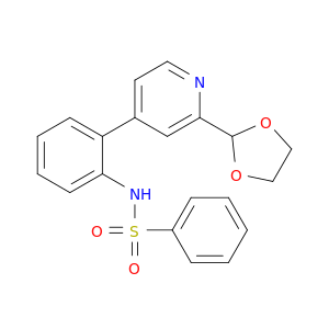Benzenesulfonamide, N-[2-[2-(1,3-dioxolan-2-yl)-4-pyridinyl]phenyl]-