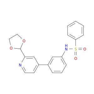 Benzenesulfonamide, N-[3-[2-(1,3-dioxolan-2-yl)-4-pyridinyl]phenyl]-