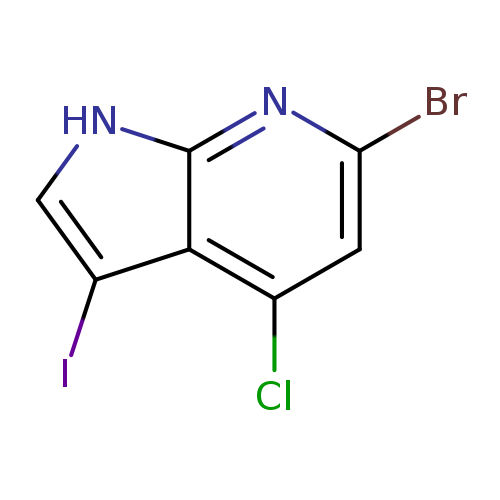 6-Bromo-4-chloro-3-iodo-1H-pyrrolo[2,3-b]pyridine