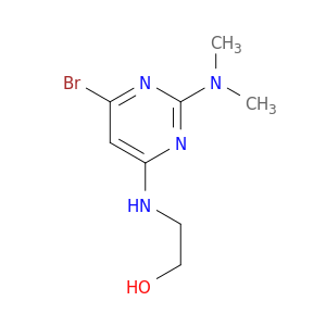 2-((6-Bromo-2-(dimethylamino)pyrimidin-4-yl)amino)ethanol