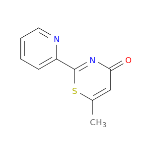 4H-1,3-Thiazin-4-one, 6-methyl-2-(2-pyridinyl)-