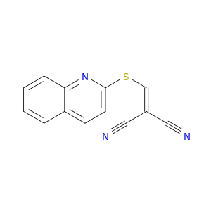 Propanedinitrile, [(2-quinolinylthio)methylene]-