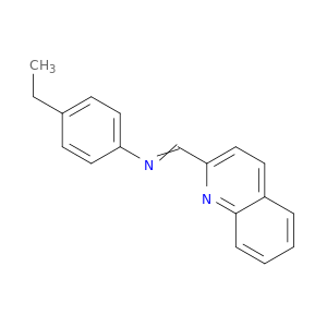 Benzenamine, 4-ethyl-N-(2-quinolinylmethylene)-
