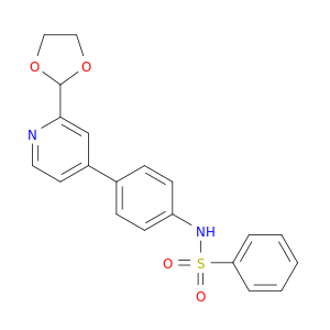 Benzenesulfonamide, N-[4-[2-(1,3-dioxolan-2-yl)-4-pyridinyl]phenyl]-