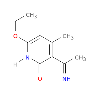 2(1H)-Pyridinone, 6-ethoxy-3-(1-iminoethyl)-4-methyl-