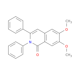 1(2H)-Isoquinolinone, 6,7-dimethoxy-2,3-diphenyl-