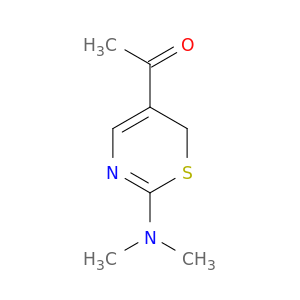 Ethanone, 1-[2-(dimethylamino)-6H-1,3-thiazin-5-yl]-