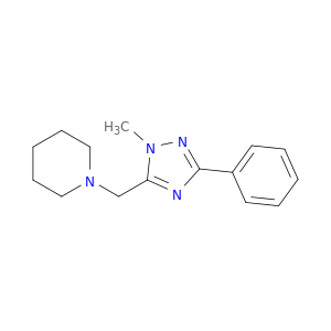 Piperidine, 1-[(1-methyl-3-phenyl-1H-1,2,4-triazol-5-yl)methyl]-