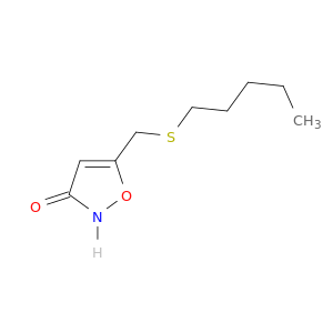 3(2H)-Isoxazolone, 5-[(pentylthio)methyl]-
