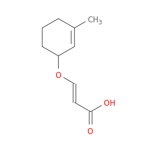 2-Propenoic acid, 3-[(3-methyl-2-cyclohexen-1-yl)oxy]-, (E)-