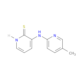 2(1H)-Pyridinethione, 3-[(5-methyl-2-pyridinyl)amino]-