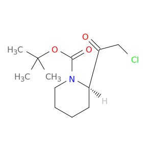 tert-butyl (2R)-2-(2-chloroacetyl)piperidine-1-carboxylate