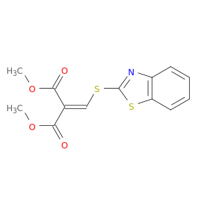 Propanedioic acid, [(2-benzothiazolylthio)methylene]-, dimethyl ester