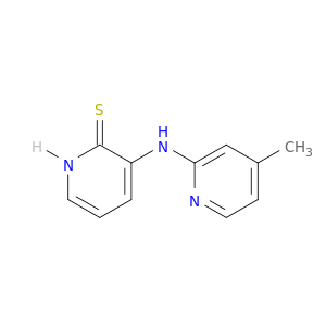 2(1H)-Pyridinethione, 3-[(4-methyl-2-pyridinyl)amino]-