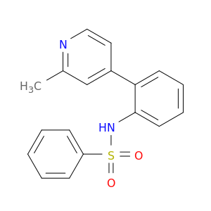 Benzenesulfonamide, N-[2-(2-methyl-4-pyridinyl)phenyl]-
