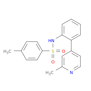 Benzenesulfonamide, 4-methyl-N-[2-(2-methyl-4-pyridinyl)phenyl]-