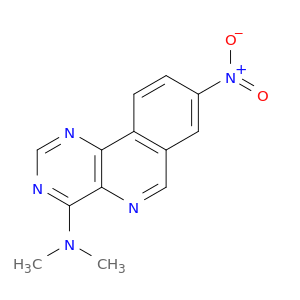 Pyrimido[5,4-c]isoquinolin-4-amine, N,N-dimethyl-8-nitro-