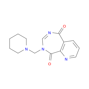 5H-Pyrido[2,3-e][1,3]diazepine-5,9(8H)-dione, 8-(1-piperidinylmethyl)-