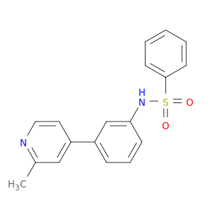 Benzenesulfonamide, N-[3-(2-methyl-4-pyridinyl)phenyl]-