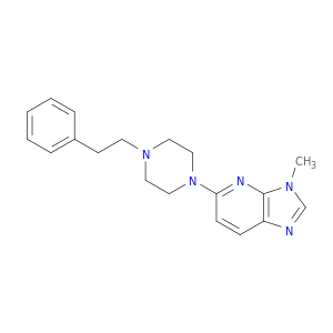 3H-Imidazo[4,5-b]pyridine, 3-methyl-5-[4-(2-phenylethyl)-1-piperazinyl]-