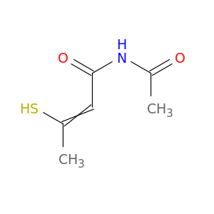 2-Butenamide, N-acetyl-3-mercapto-