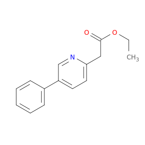 2-Pyridineacetic acid, 5-phenyl-, ethyl ester